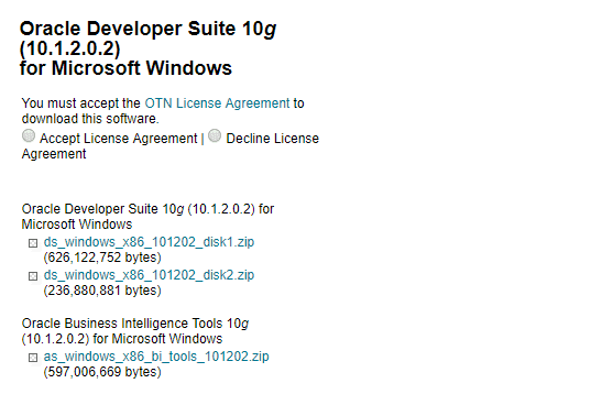 download oracle developer suite 10g