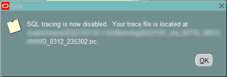 oracle apps forms trace disabled