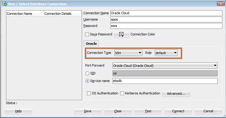 oracle-sql-developer-database-ssh-connection