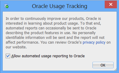 oracle usage tracking