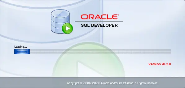SQL Developer Loading
