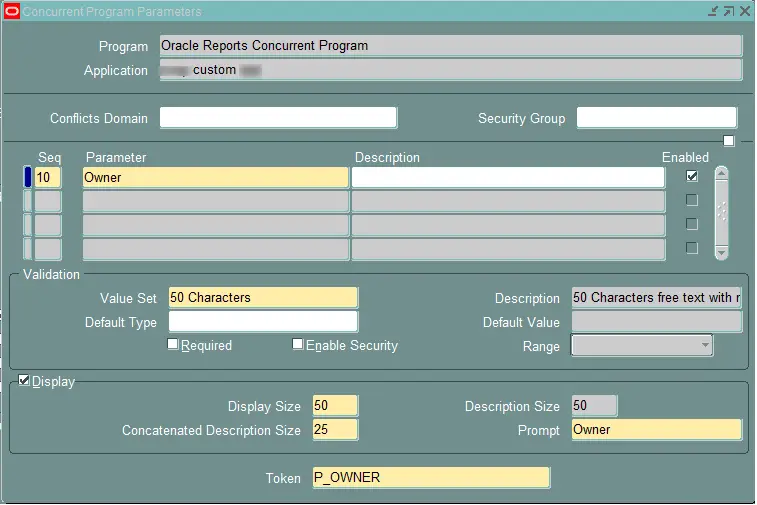 define concurrent program parameters