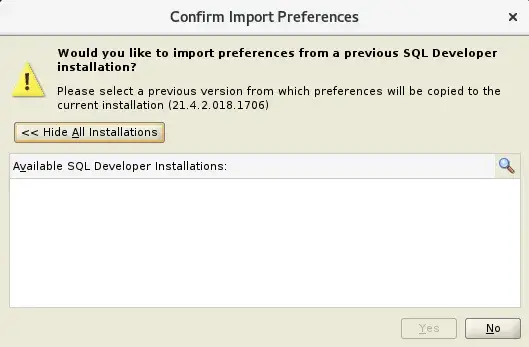 Import SQL Developer Preference