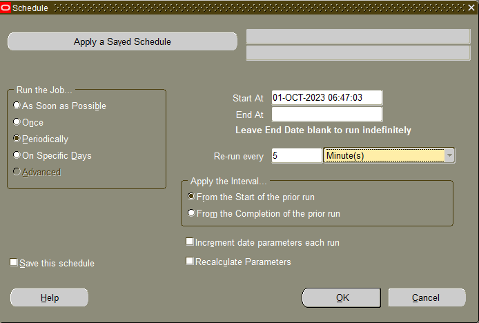 Schedule Workflow Background Process