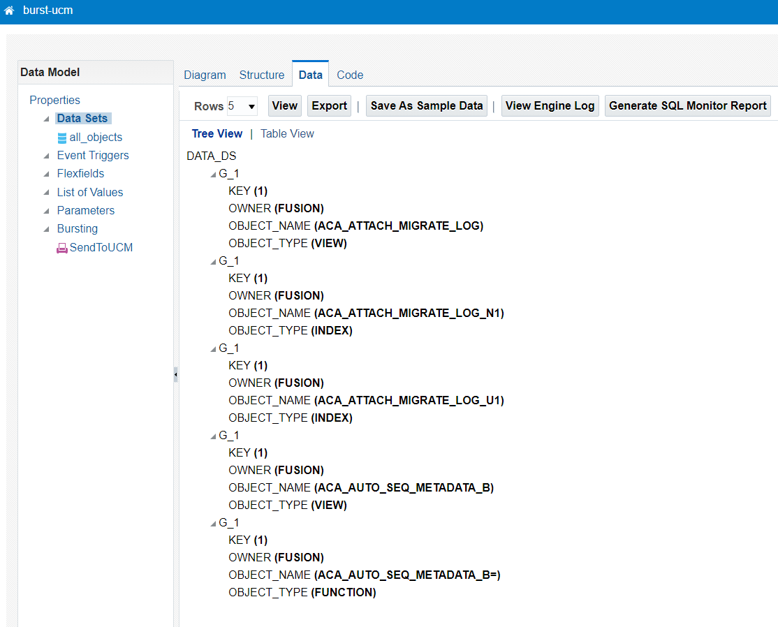 Save sample data for BIP